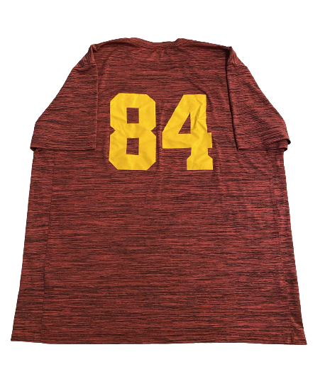 Erik Krommenhoek USC Football Team Issued Practice Shirt with Number on Back (Size XL)