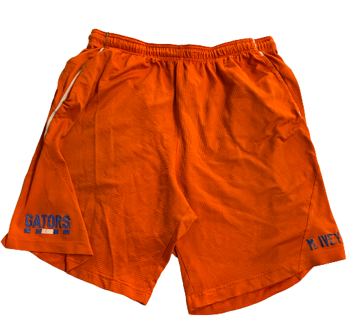 Martez Ivey Floirida Football Team Issued Workout Shorts  - Given to Feleipe Franks (Size 3XL)