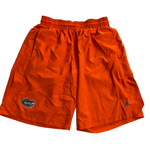 C.J. McWilliams Floirida Football Team Issued Workout Shorts  - Given to Feleipe Franks (Size L)