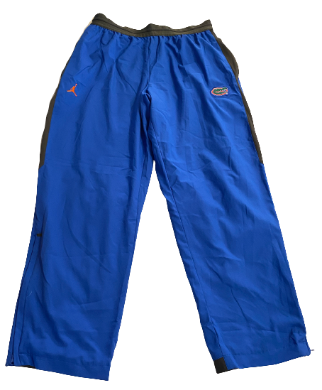 Feleipe Franks Floirida Football Team Issued Travel Sweatpants with Player Tag (Size XL)