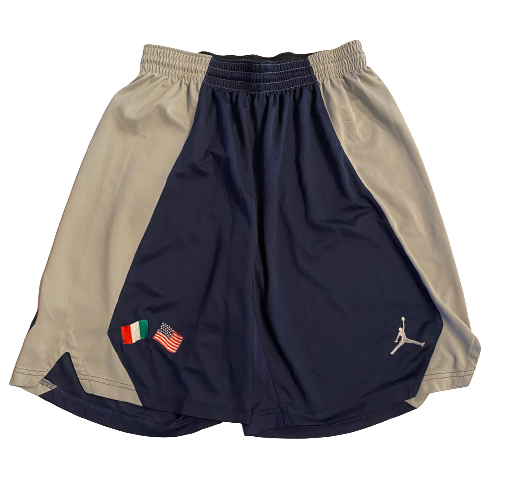 Kekoa Crawford Michigan Football Player Exclusive 2017 Italy Trip Jordan Shorts (Size XL)