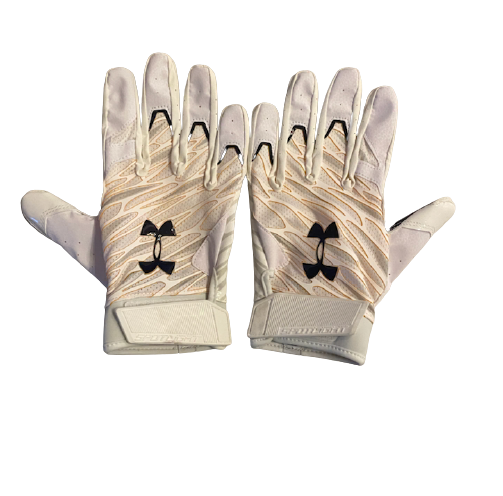 Kekoa Crawford California Football Player Exclusive Football Gloves (Size XL)