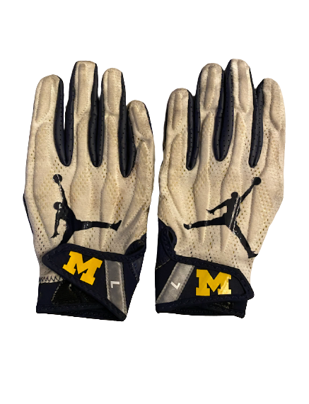 Michigan football gloves jordan cheap
