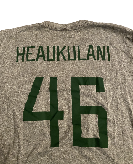 Nate Heaukulani Oregon Football Exclusive "LIFTER OF THE WEEK" T-Shirt (Size XL)