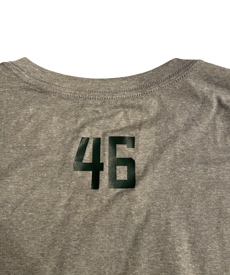 Nate Heaukulani Oregon Football Exclusive Workout Shirt with Number on Back (Size XLT)