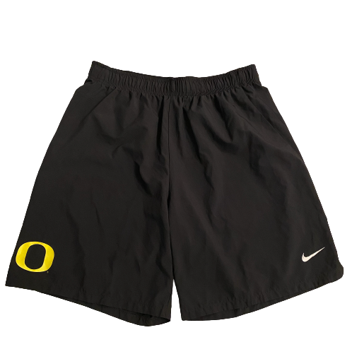 Nate Heaukulani Oregon Football Team Issued Workout Shorts (Size XL)