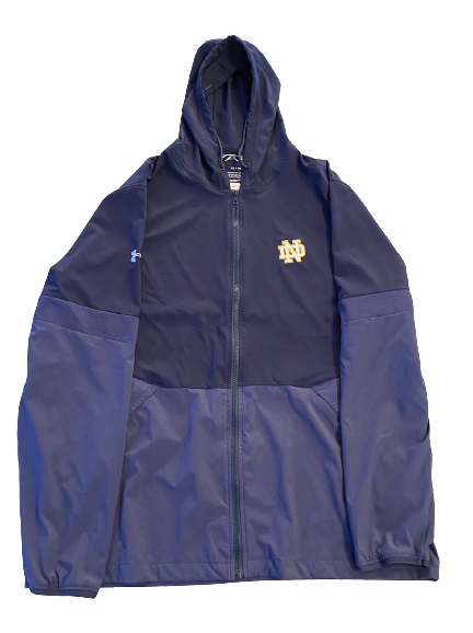 Adam Shibley Notre Dame Football Team Issued Jacket (Size XL)