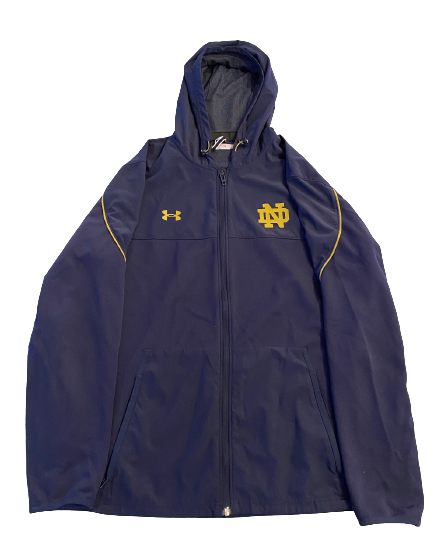 Adam Shibley Notre Dame Football Team Issued Jacket (Size XL)