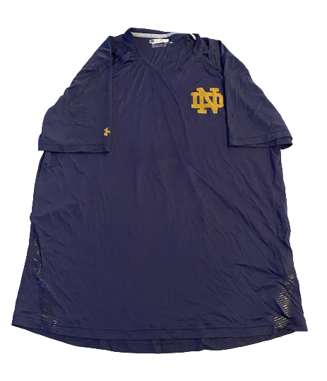 Adam Shibley Notre Dame Football Team Issued Workout Shirt (Size XL)