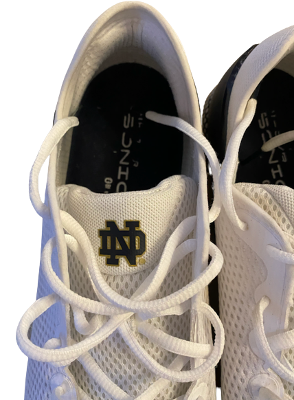 Adam Shibley Notre Dame Football Team Issued Training Shoes (Size 13)