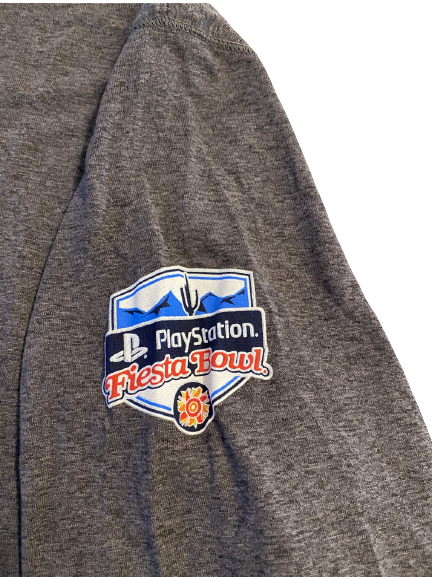 Adam Shibley Notre Dame Football Team Exclusive PlayStation Fiesta Bowl Long Sleeve Shirt (Size XL)