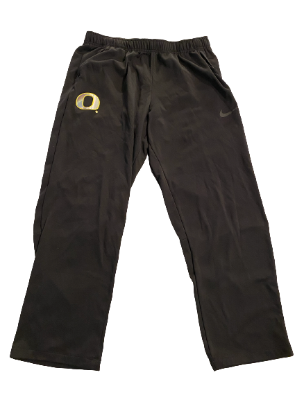 Nate Heaukulani Oregon Football Exclusive Sweatpants with Raised "O" (Size 2XL)