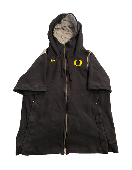 Nate Heaukulani Oregon Football Exclusive Short-Sleeve Jacket (Size XL)