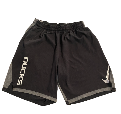 Nate Heaukulani Oregon Football Team Issued Workout Shorts (Size L)