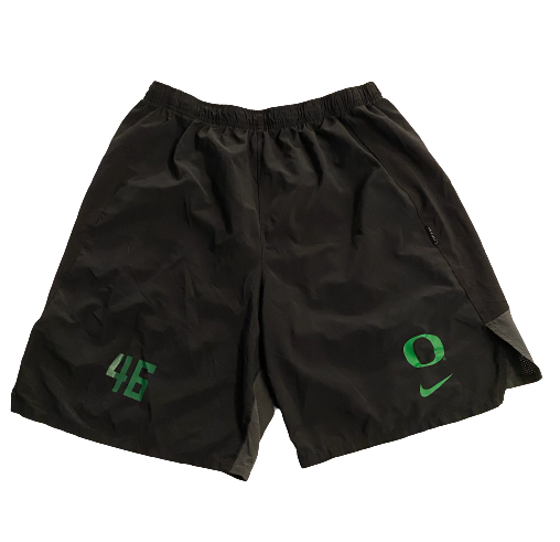 Nate Heaukulani Oregon Football Exclusive Workout Shorts with 