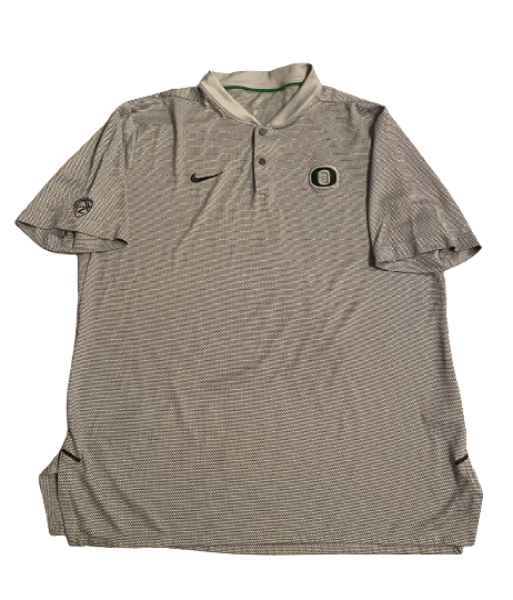 Nate Heaukulani Oregon Football Exclusive Polo Shirt (Size L)