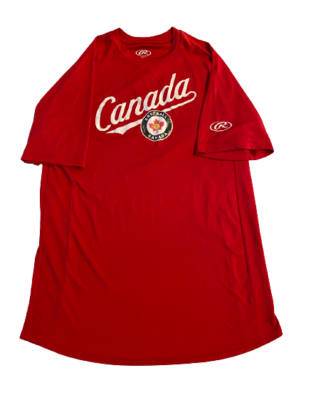 Victoria Hayward Team Canada Softball T-Shirt (Size M)