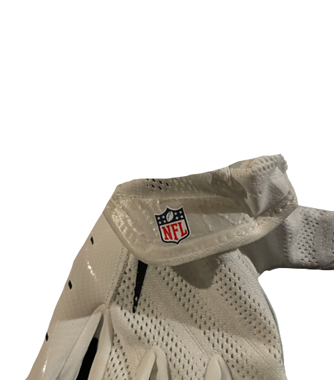 Alex Bachman New York Giants Team Issued NFL Football Gloves (Size XL)