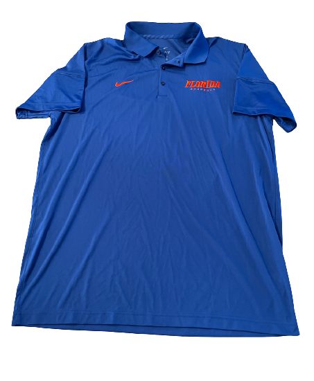 Tommy Mace Florida Baseball Exclusive Polo Shirt (Size XL)