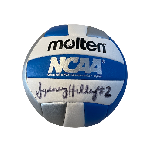 Sydney Hilley Wisconsin Volleyball SIGNED Mini NCAA Volleyball