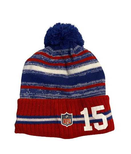 Collin Johnson New York Giants Exclusive Beanie Hat with Number