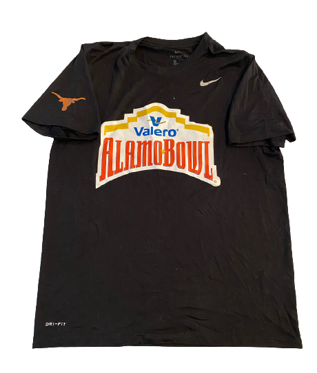 Collin Johnson Texas Football "Alamo Bowl" T-Shirt (Size L)