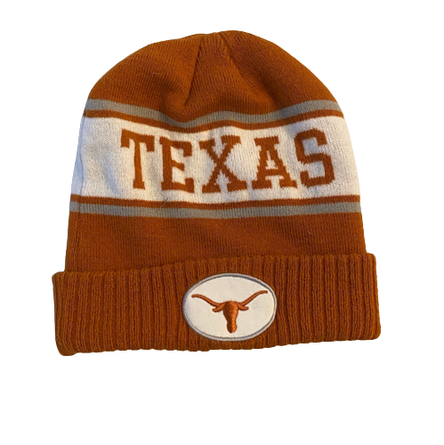Collin Johnson Texas Football Team Issued Beanie Hat