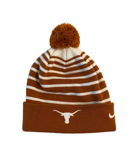 Collin Johnson Texas Football Team Issued Beanie Hat