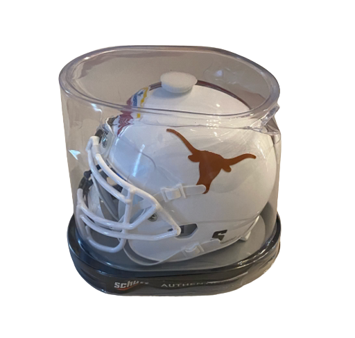 Collin Johnson Texas Football Exclusive 2019 Alamo Bowl Mini Helmet vs. Utah
