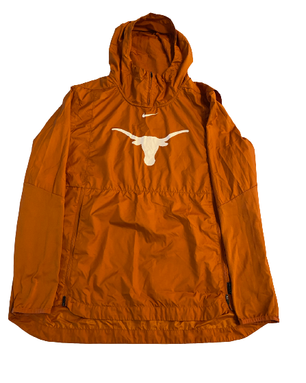 Collin Johnson Texas Football Windbreaker Pullover with Player Tag (Size XL)