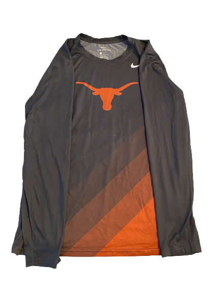 Collin Johnson Texas Football Team Issued Long Sleeve Shirt (Size L)