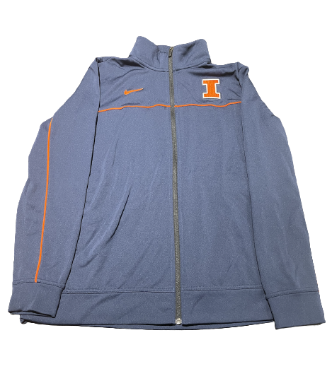 Megan Cooney Illinois Volleyball Team Issued Travel Jacket (Size L)