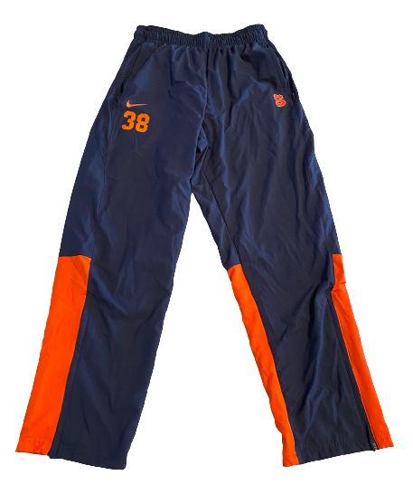 AJ Calabro Syracuse Football Exclusive Sweatpants with Number (Size L)