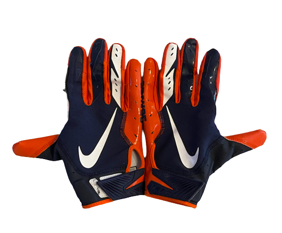 AJ Calabro Syracuse Football Player Exclusive Gloves (Size L)