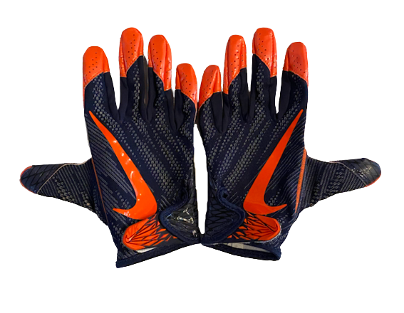 AJ Calabro Syracuse Football Player Exclusive "44 Logo" Gloves (Size XL)