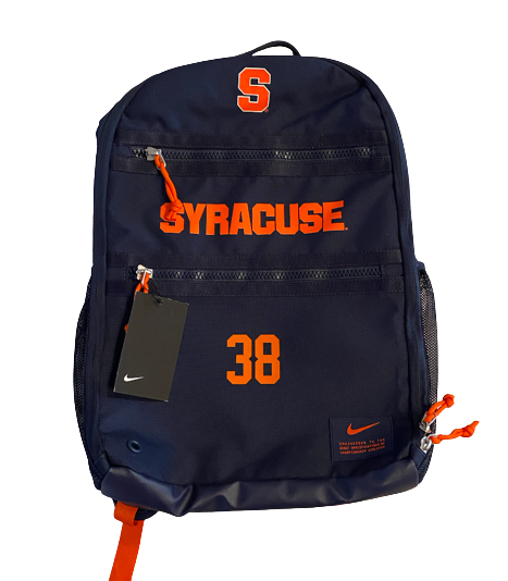 AJ Calabro Syracuse Football Player Exclusive Athlete Backpack with Number