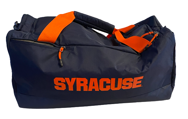 AJ Calabro Syracuse Football Player Exclusive Travel Duffel Bag with Number