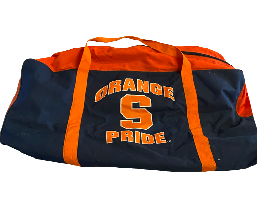 AJ Calabro Syracuse Football Player Exclusive Large Equipment Bag with Number