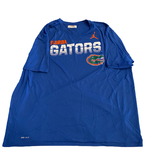 Brett Heggie Florida Football Team Issued Workout Shirt (Size 3XL)