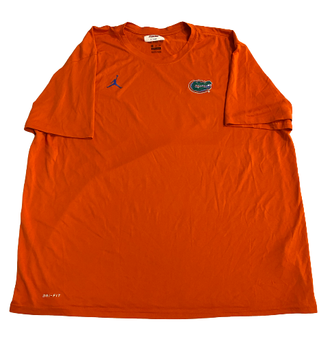 Brett Heggie Florida Football Team Issued Workout Shirt (Size 3XL)