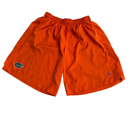 Brett Heggie Florida Football Team Issued Workout Shorts (Size 3XL)