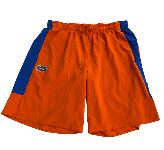 Brett Heggie Florida Football Team Issued Workout Shorts (Size 3XL)