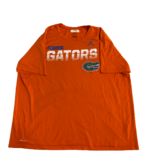 Brett Heggie Florida Football Team Issued Workout Shirt (Size 3XL)