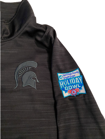 Kevin Jarvis Michigan State Football Exclusive Holiday Bowl Travel Jacket (Size 3XL)