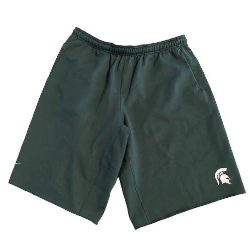 Kevin Jarvis Michigan State Football Team Exclusive Sweatshorts (Size 3XL)