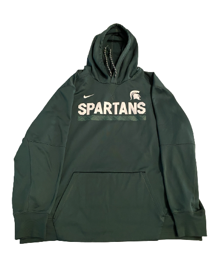 Kevin Jarvis Michigan State Football Team Issued Sweatshirt (Size 3XL)