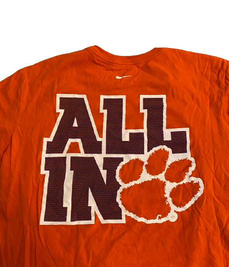 Kelly Bryant Clemson Football Team Exclusive "PASSIONATE ABOUT WINNING" T-Shirt (Size XL)