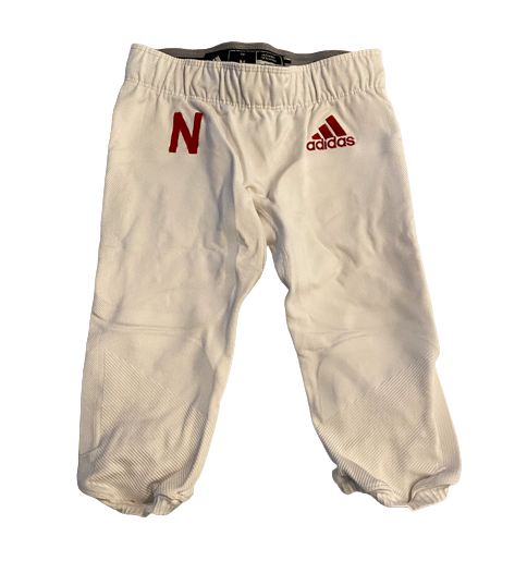 Todd Honas Nebraska Football Authentic Game Issued Pants (Size M)