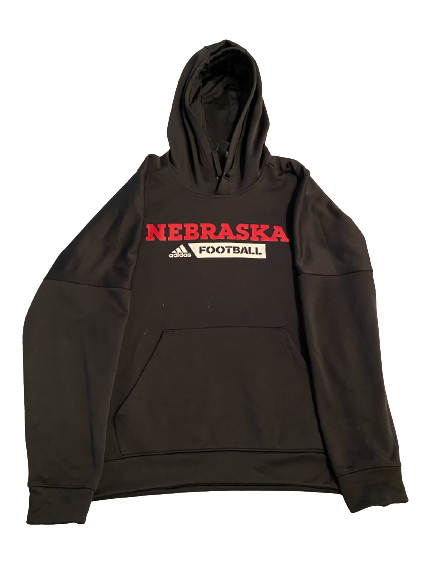 Todd Honas Nebraska Football Team Issued Sweatshirt (Size L)