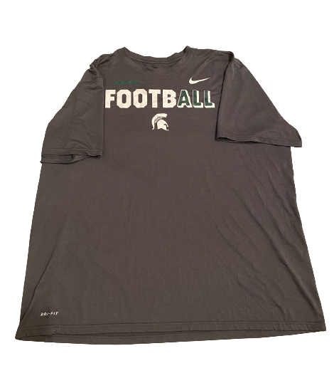 Matt Allen Michigan State Football Team Issued T-Shirt (Size 3XL)